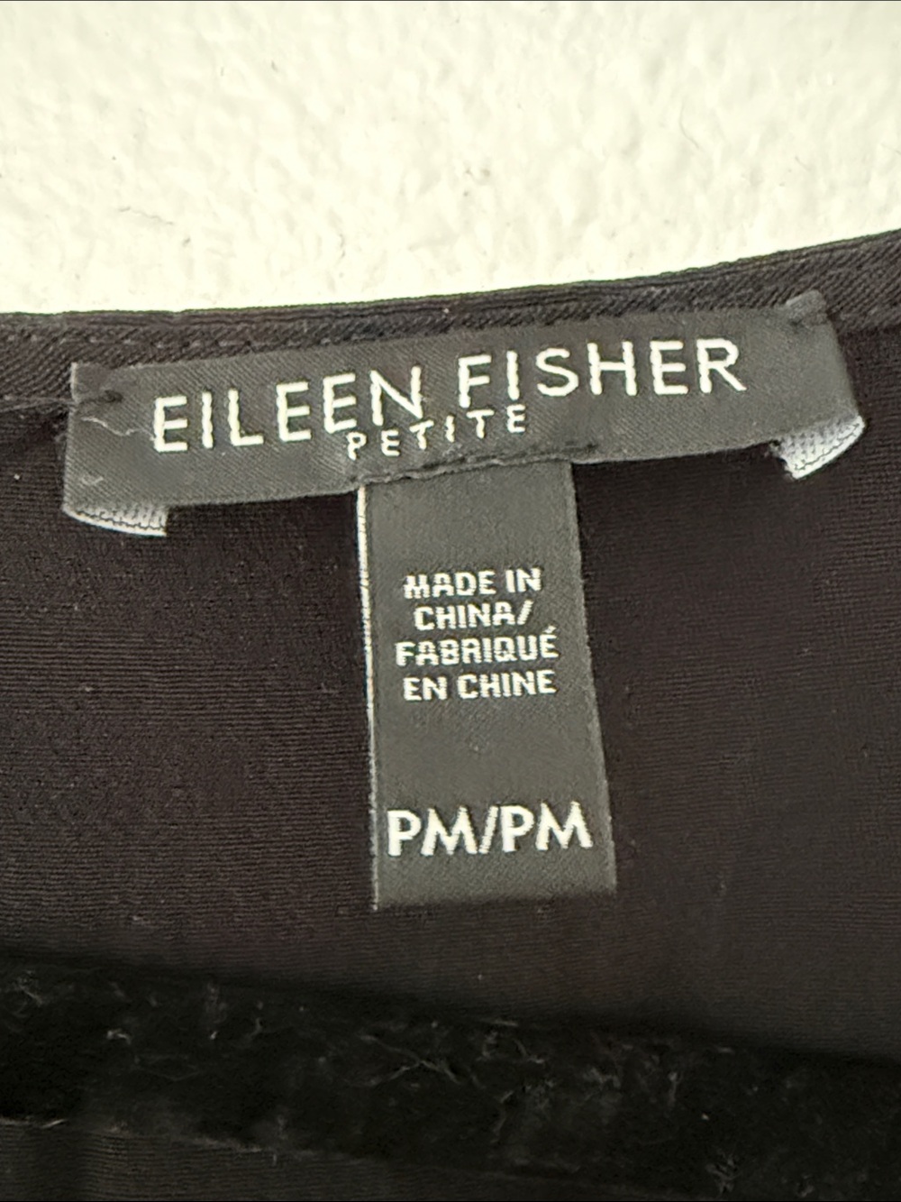 Eileen Fisher Black Sleeveless Scoop-Neck Faux-Wrap Cropped Jumpsuit Petite M - Picture 2 of 9